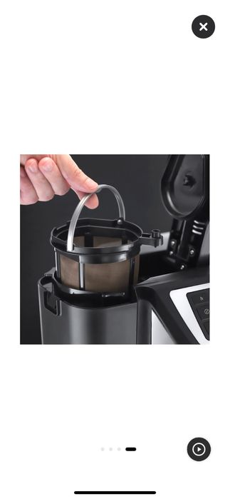 Cafetiera cu rasnita Russel