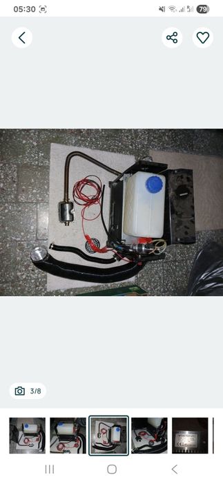 Încălzitor de aer diesel VEVOR, 12-24V 8KW, încălzitor de parcare dies