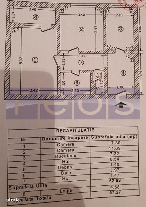 De Vanzare Apartament 2 Camere  Polona | Decomandat | Metrou