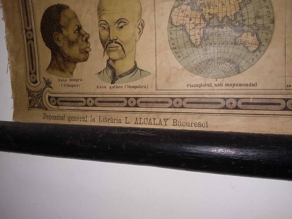 Harta României Ed. Wiegand sec IX anticariat