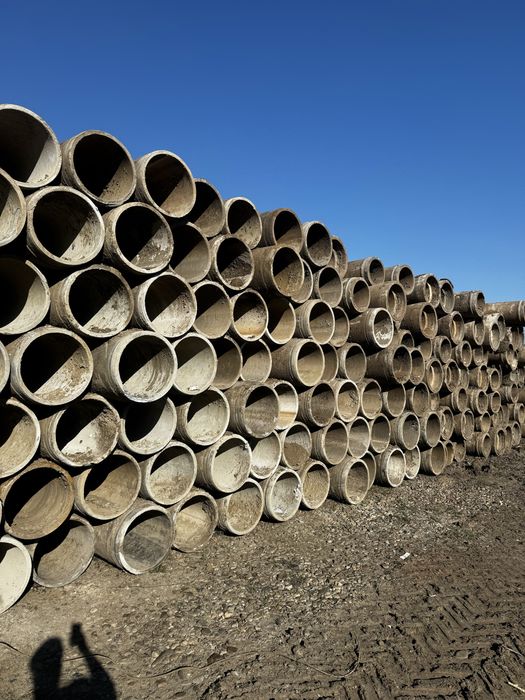 Tuburi beton armat Ø600 / Ø800 / Ø1000 – 5.20 m – Transport disponibil