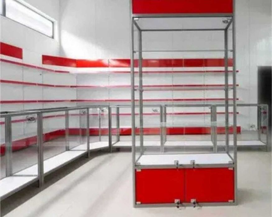 Oynaly prilavkalar, Акция, savdo uskunalari vitrinalar stellajlar