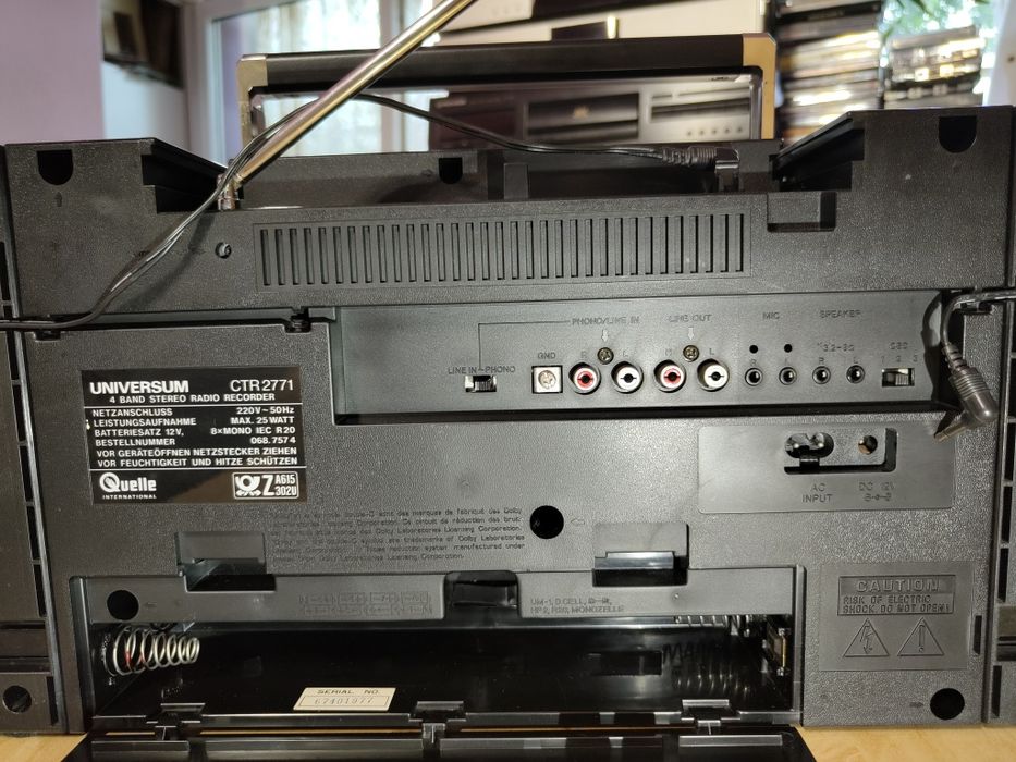 Radiocasetofon Boombox Universum CTR 2771 vintage Ghettoblaster  High perfonmance