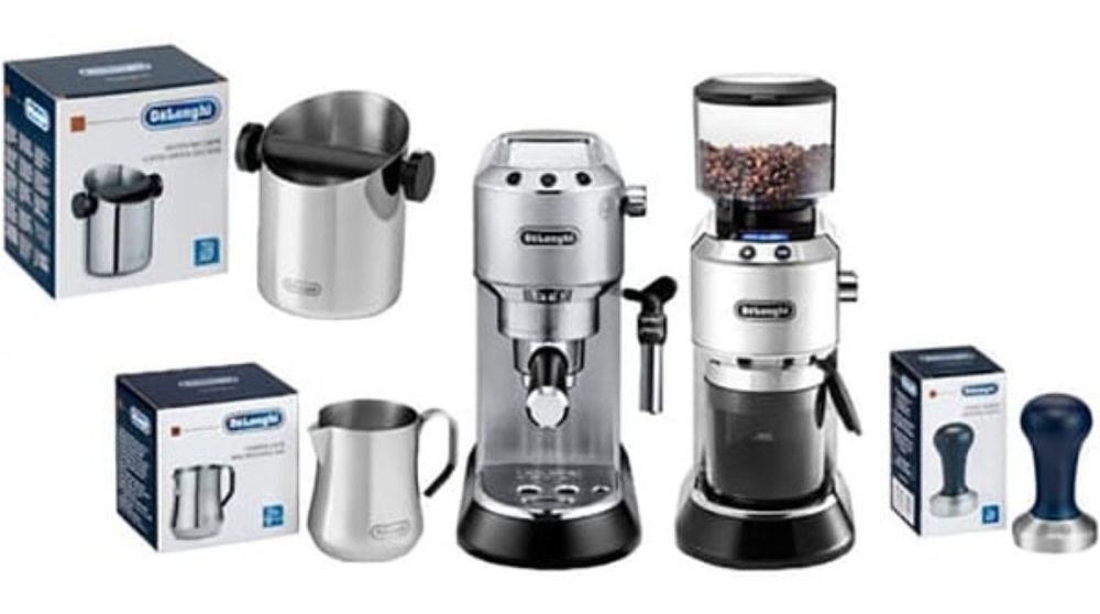 Barista pack espressor și râșniță DeLonghi