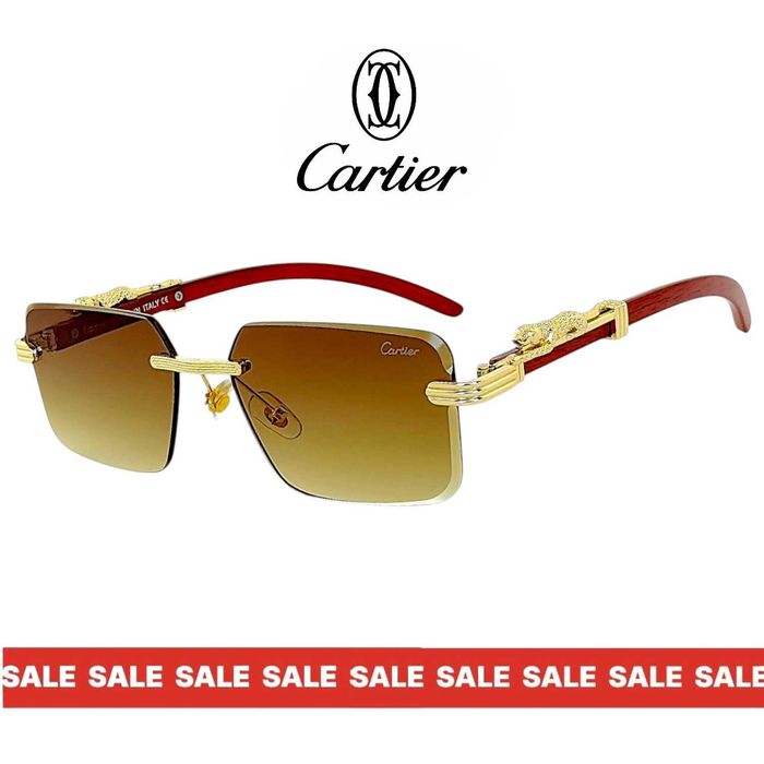 Cartier Panthera – Унисекс слънчеви очила 2026 с златна пантера