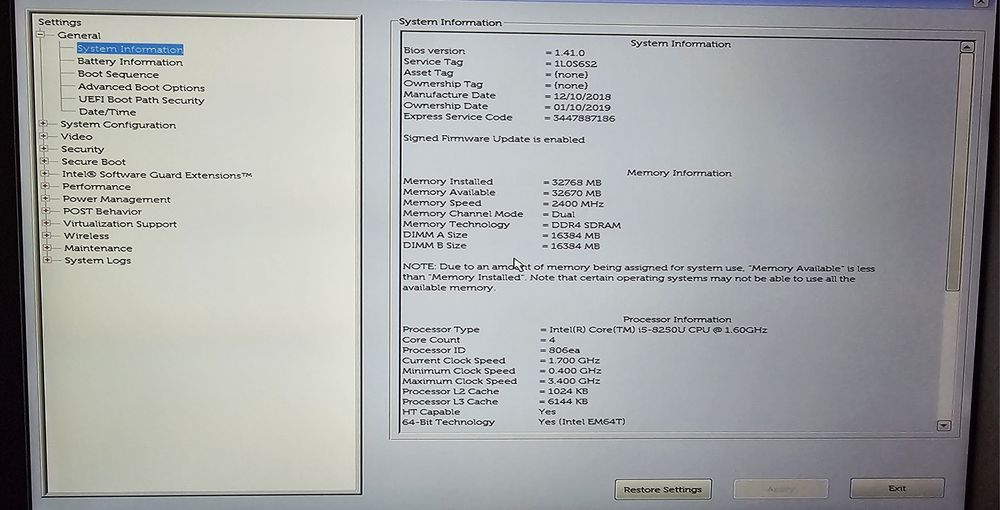 Продавам лаптоп  Dell 5590 32MB RAM 256 GB