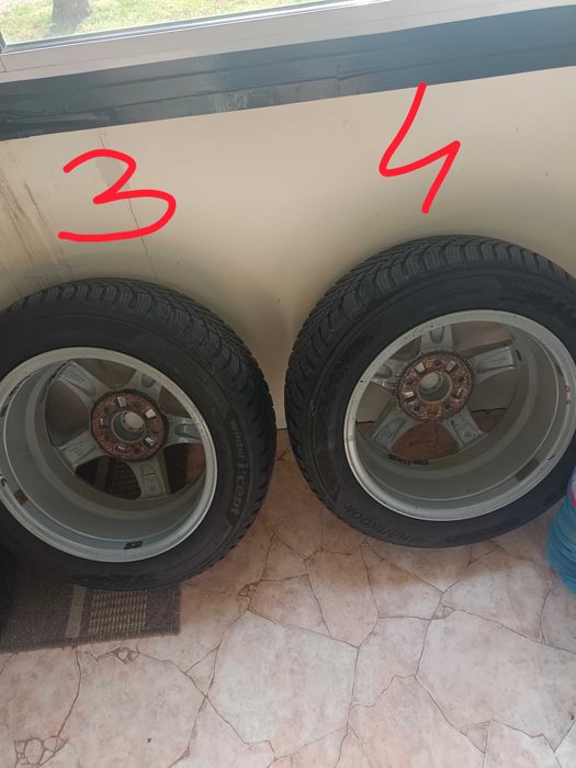 Mazda лети джанти 16цола+зимни гуми