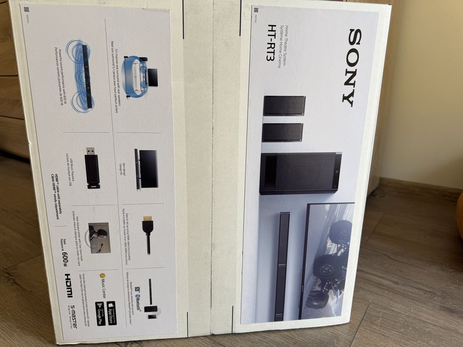 Чисто ново Sony HT-RT3 5.1 600W – Фабрично неотваряно