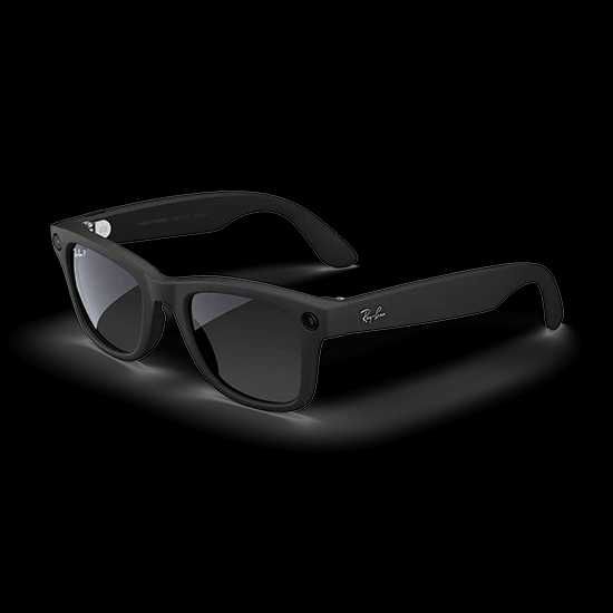 Ray-Ban Meta Wayfarer Gen1 AI Glasses – Matte Black/Graphite