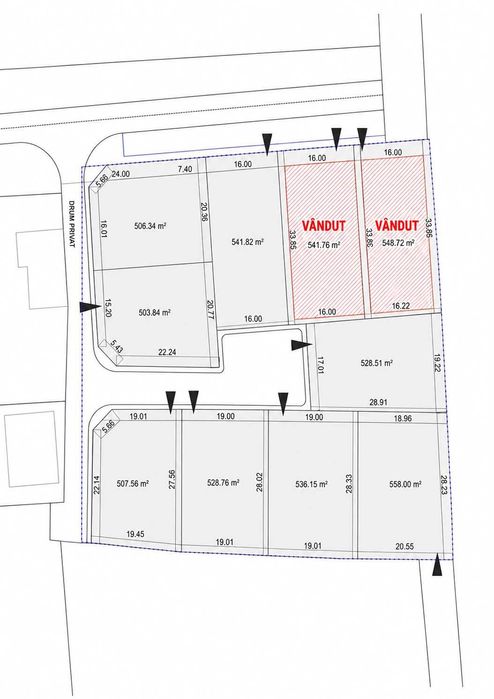 Parcele teren Săcălaz 500+ mp – zona centrală | PUZ P+2E+M | Utilități