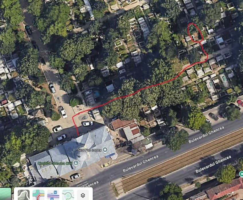 Loc de veci  cimitir ghencea 4.2 mp