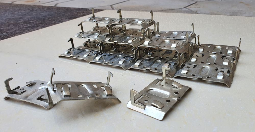 Клипса нивидимка Кляммер Кафель держатель Сухой Мантаж профиль кронште