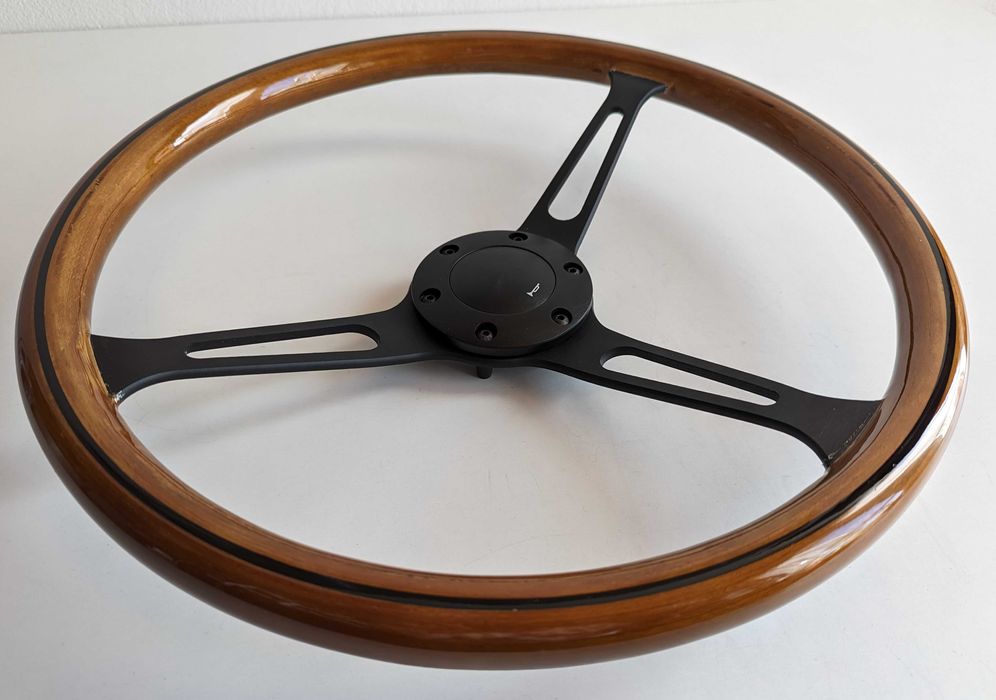 Волан Класически Дървен Винтидж 38см Нов Махагонов Черен