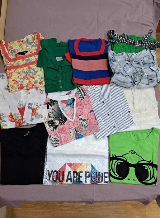 Дамски блузи с ръкав 12 броя