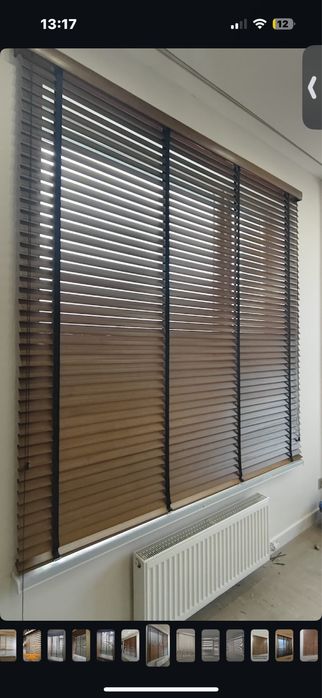 Горизонтальные Деревянные жалюзи Бамбук