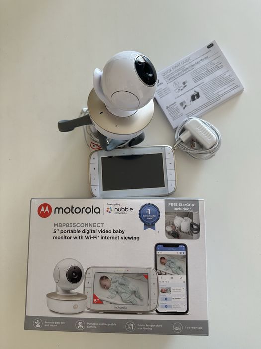 Видео Бебефон Motorola MBP855 Connect с камера и Wi-Fi