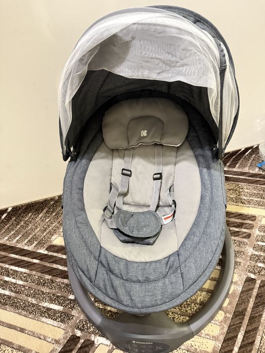 Бебешка електрическа люлка kika boo + бебешки шезлонг топмарк