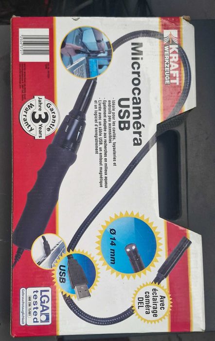 Microcamera usb pentru cavitati si zone greu accesibile