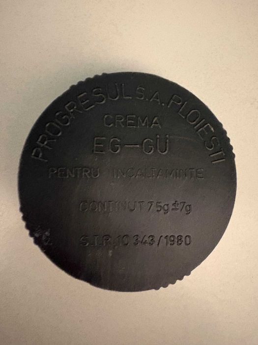 vopsea pantofi negru Progersul S.A Bucuresti cutie comunista goala