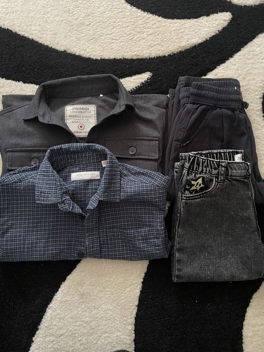 Лот детски дрехи за момче , риза , дънки , панталон Zara  92-98 см. 2/3 години