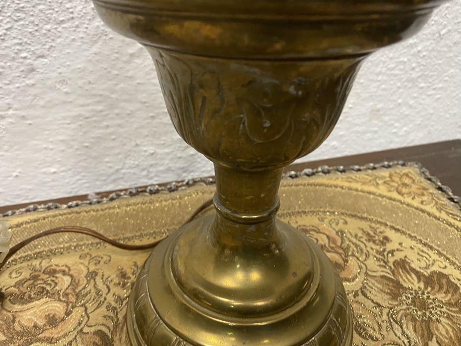 Месингова лампа Kosmos Германия 1920те 34 см