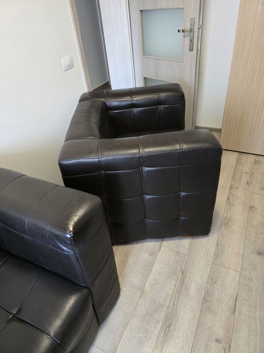 Fotolii de piele set 2 bucati