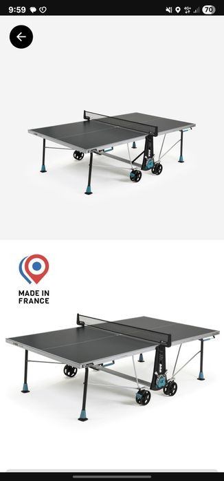 Masa de tenis interior/exterior