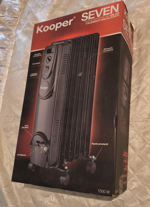 Маслен радиатор 7 елемента нов