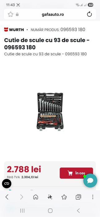 Wurth Trusa Scule 1/2-1/4