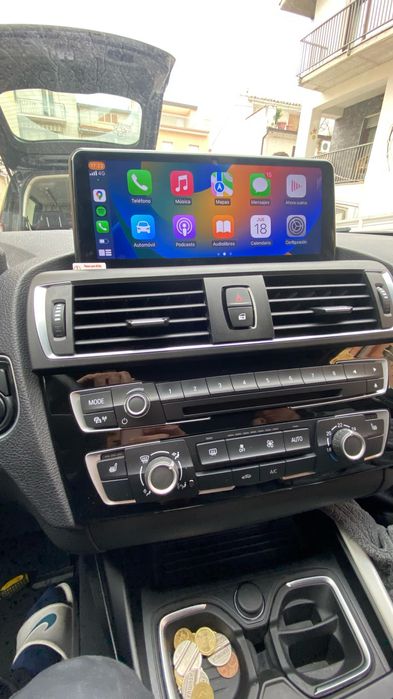 Navigatie android BMW F20 seria 1 Carplay Waze YouTube GPS