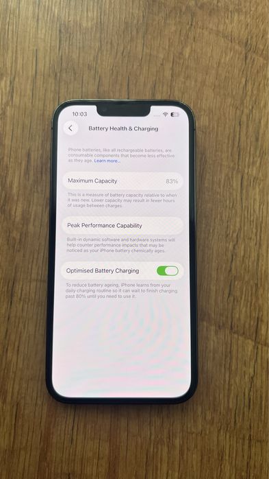 Iphone 13 pro green 128gb baterie 83%