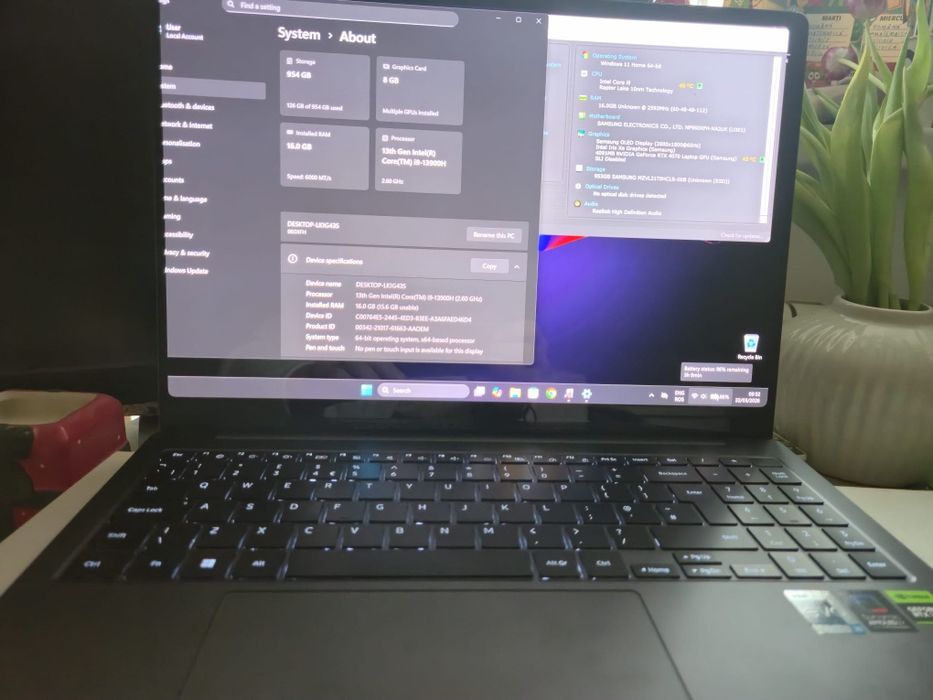 Laptop Samsung Galaxy Book 3 i9 / rtx  4070