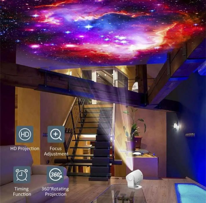 ночник проектор (настольный лампа с 12 дисками