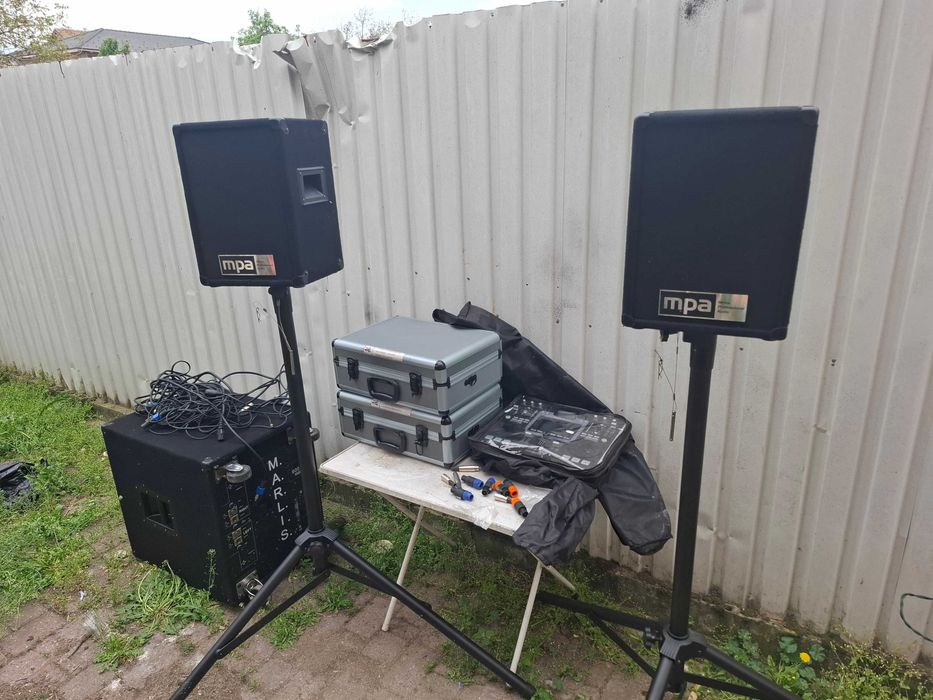 boxe active omnitronic c80a  yamaha electrovoice jbl eon 1000w