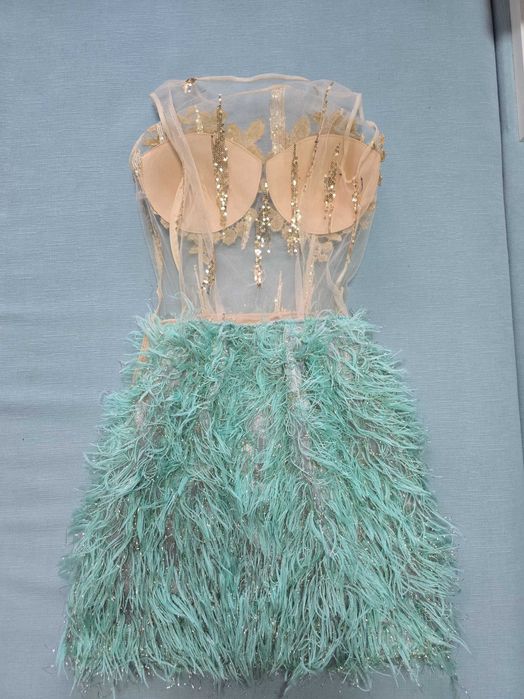 Дизайнерска нова дамска рокля размер М / Velvet Angel