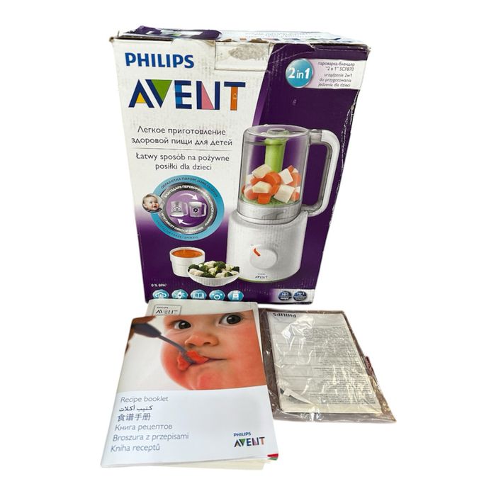 Комбиниран уред за готвене на пара и блендер Philips Avent