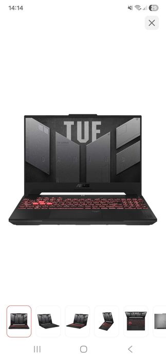 Игровой ноутбук ASUS TUF Gaming в состоянии нового.