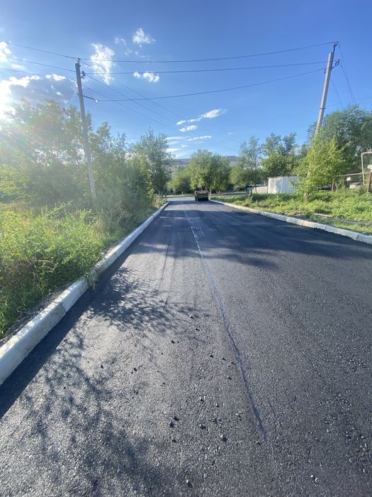 Укладка асфальта.