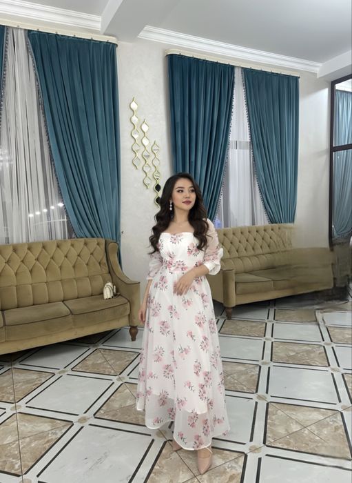 Вечернее платье — надето 1 раз