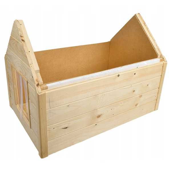 Cusca pentru caini XL, galben/negru, 101x69x70cm