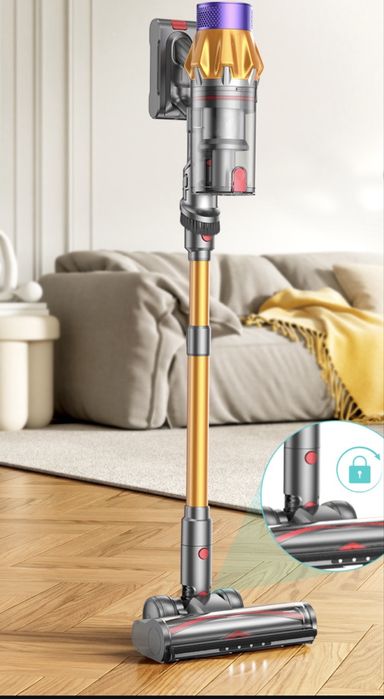 Пылесос Honiture X7 желтый, серый