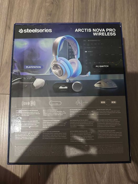 SteelSeries Artics Nova Pro Wireless Albe Playstation