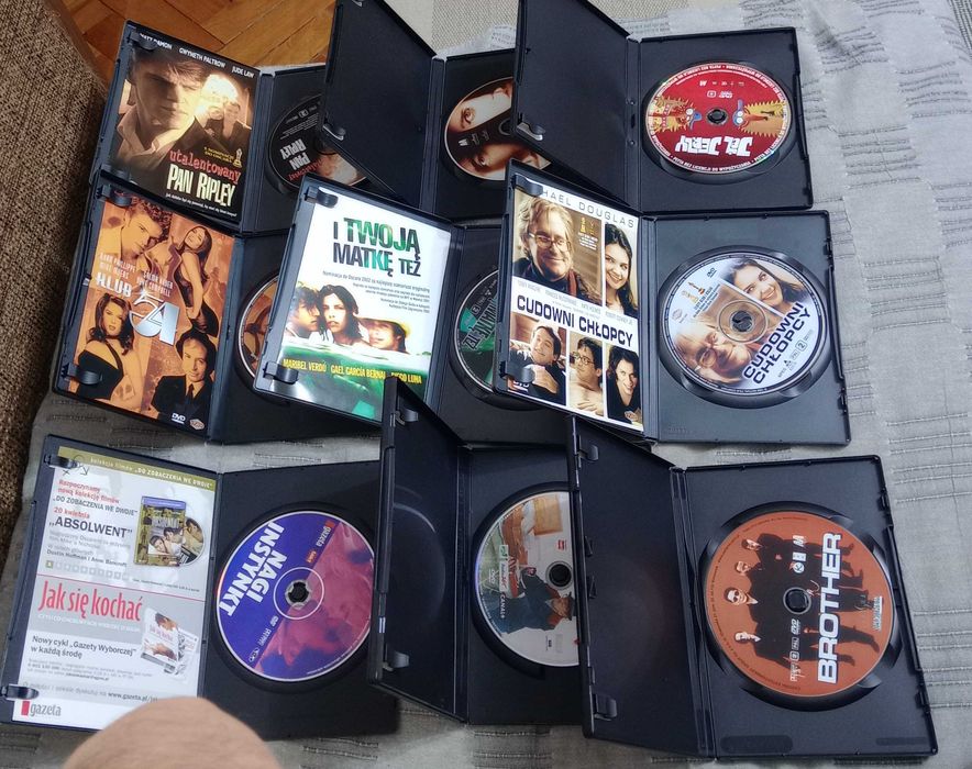 Lot 9 buc. DVD filme in engleza subtitrat poloneza