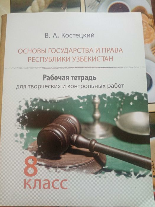 Рабочая тетрадь Костецкий  Основы государства и права РУЗ 8 класс