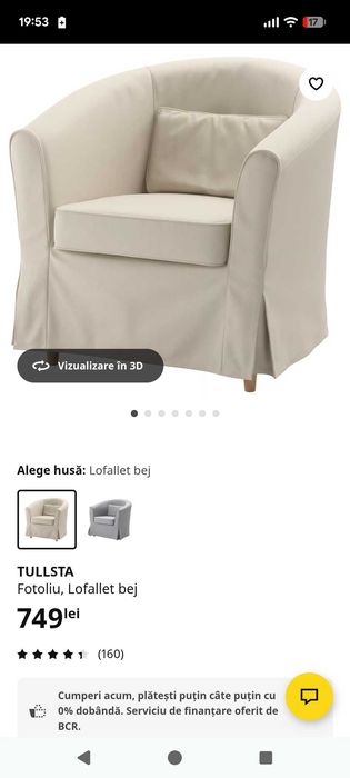 Vând fotolii din Ikea