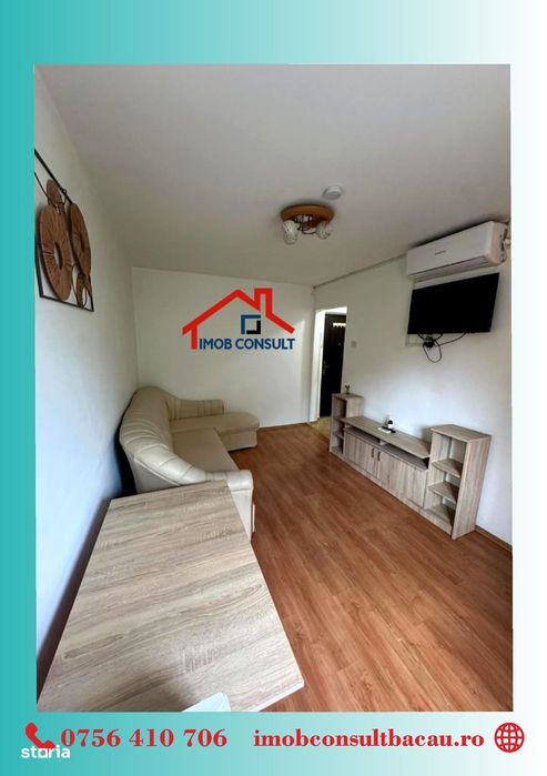 Garsonieră Mobilată și Utilată | Balcon | Aer Condiționat | CE1673