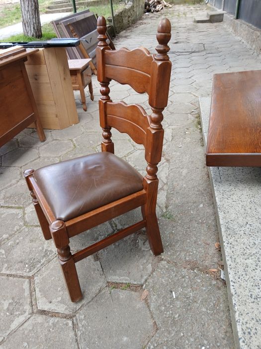 Трапезни комплекти от дъбов  масив