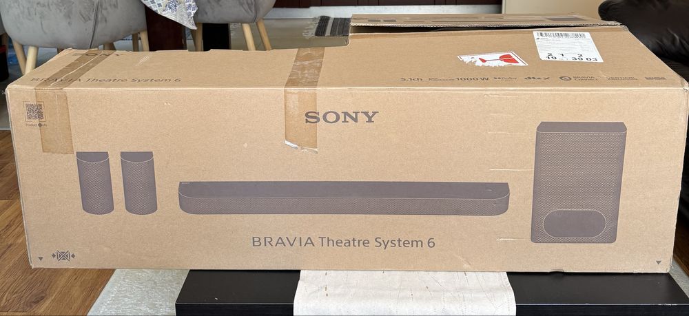 Саундбар Sony - BRAVIA Theatre System 6, 5.1, черен