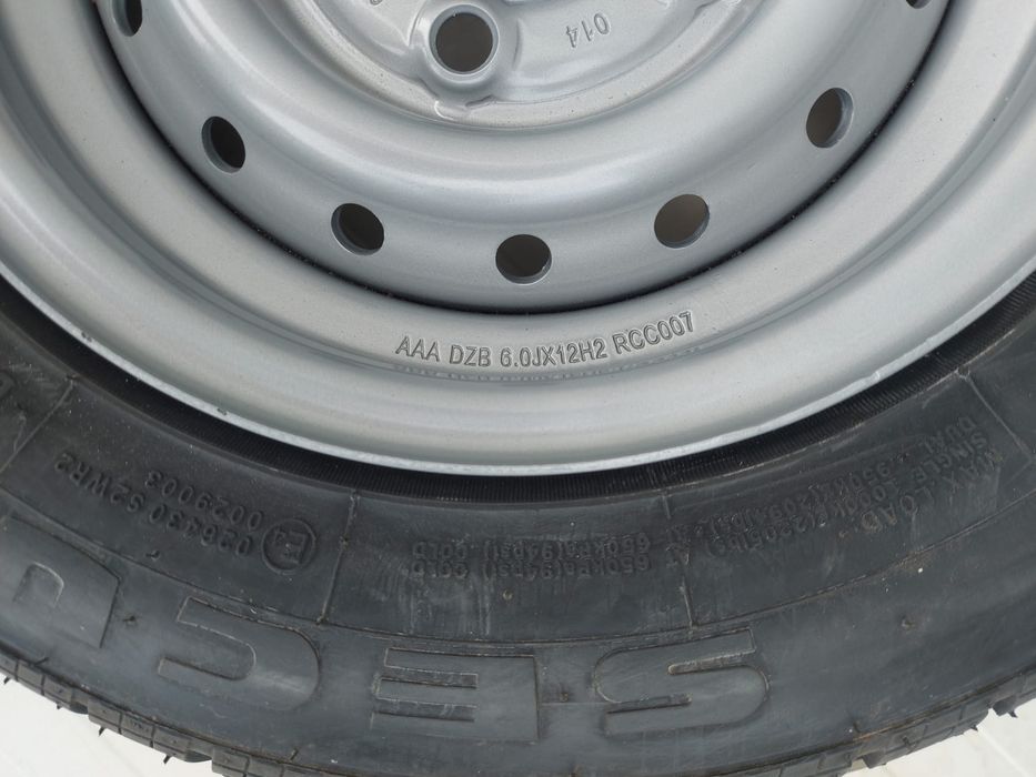Roata 195/60 R12C, 108N, Anvelopa Security M+S pe Janta 6JX12