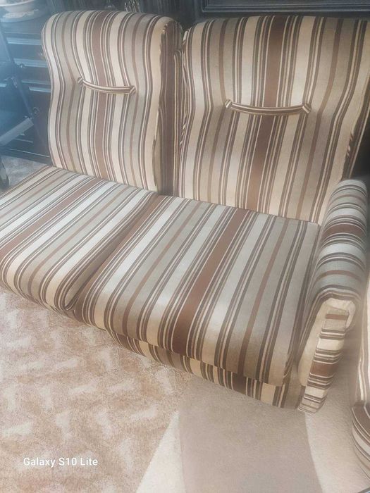 Ъглова диван с фотьойл